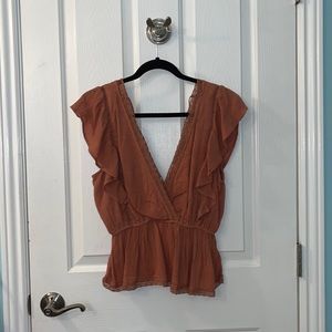 Abercrombie & Fitch Rust Blouse